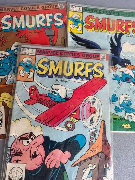 Smurfs Marvel Comic Books Lot of 3 image