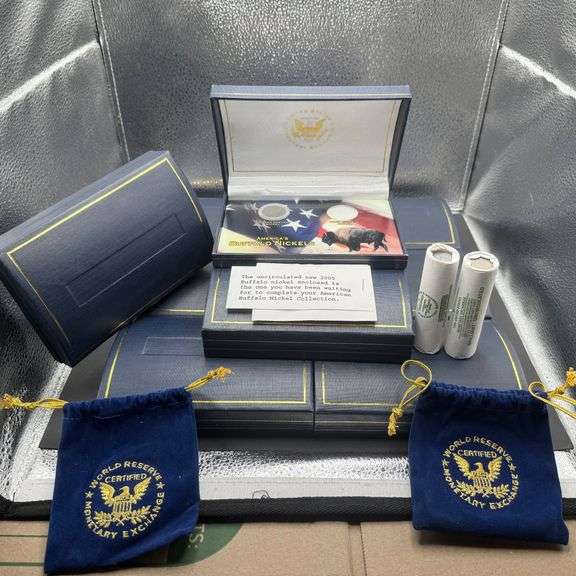 Buffalo Nickel Collection Set – With Case, Rolls & Accessories image