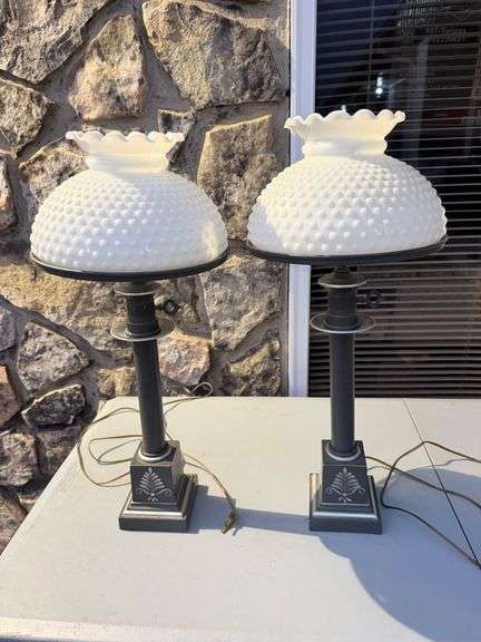 Pair of Hobnail Lamps - Light Up Your Life! image