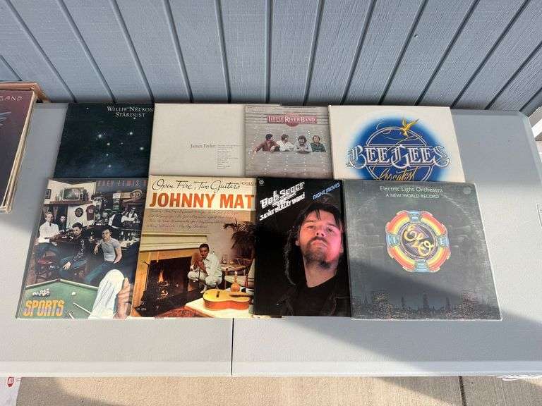 Collection of 8 Assorted Music LPs image