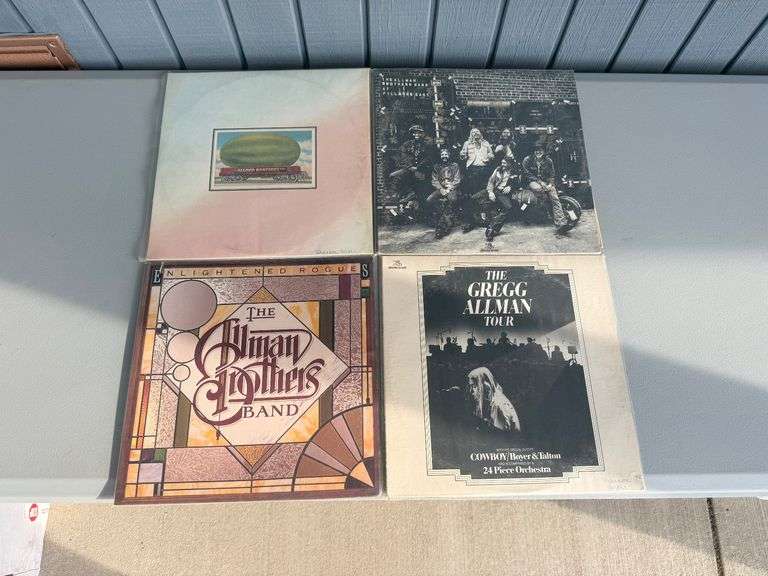 Allman Brothers Band Vinyl Record Album Collection image