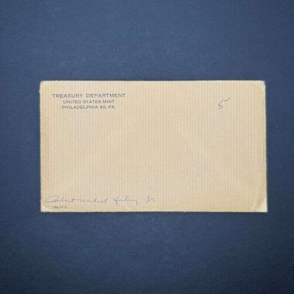 Unopened 1962 U.S. Proof Set – Original Mint Envelope image