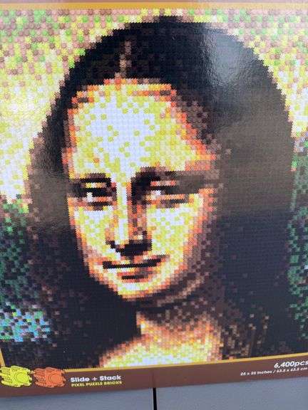 Pix Brix Mona Lisa Pixel Puzzle - Unleash Your Inner Da Vinci! image