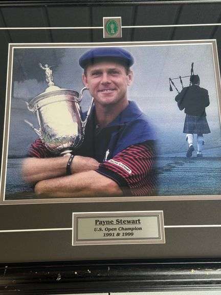 Framed Payne Stewart U.S. Open Champion Photo image