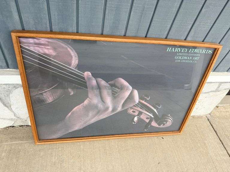 Harvey Edwards "Limited Editions" Violinist Print image