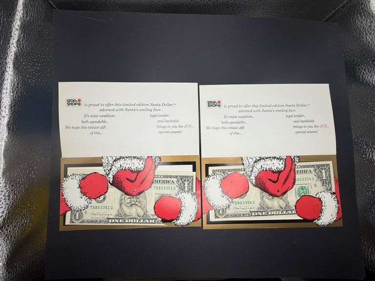 Pair of Limited Edition “Santa Dollars“ image