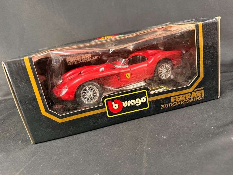 Burago Ferrari 250 Testa Rossa (1957) - A Little Red Roadster Ready to Rumble image