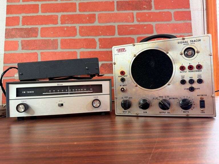 EICO Signal Tracer Model 147A and Olson FM Tuner - A Blast From the Past! image