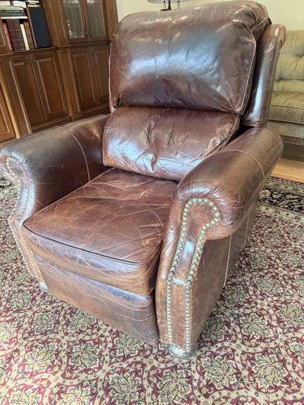 Classic Top Grain Leather Recliner image