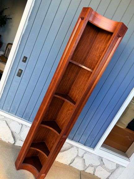 Wooden Corner Shelf Unit image