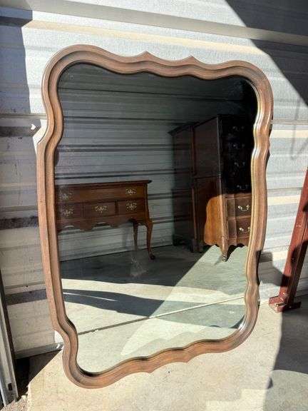 Decorative Wood Framed Mirror - Time to Reflect! image