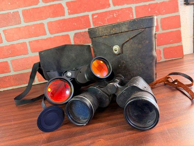Asahi Pentax Binoculars with Case and Extra Set of Binoculars! image