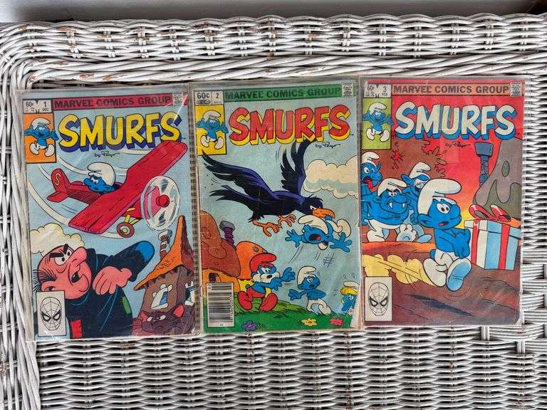 Smurfs Marvel Comics Group Issues #1-3 - 1982 image