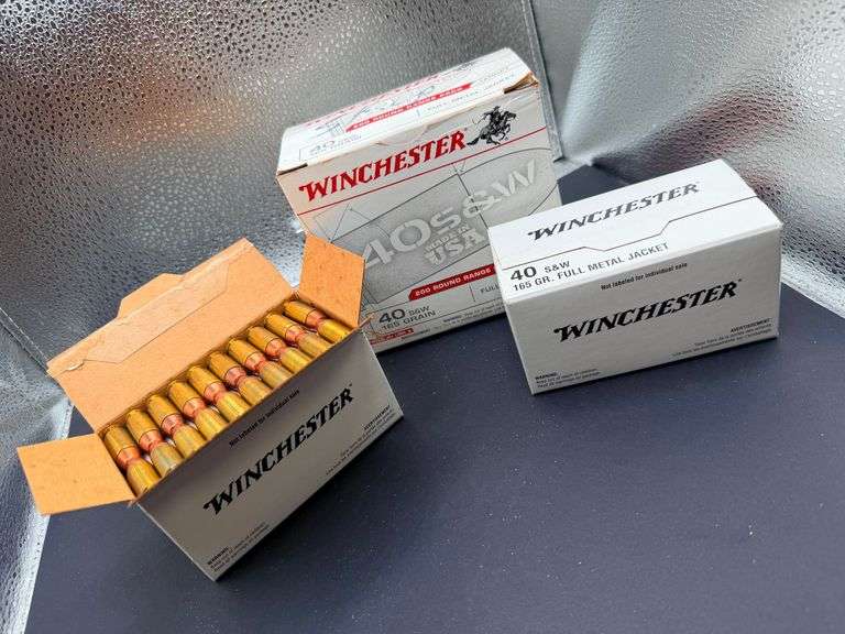 Winchester .40 S&W Full Metal Jacket Ammo - 200 Round Range Pack image