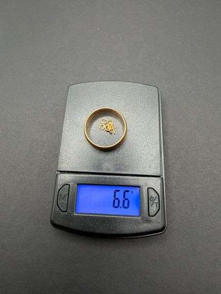 Personalized 14K Gold Band and Jewelry Clasp image