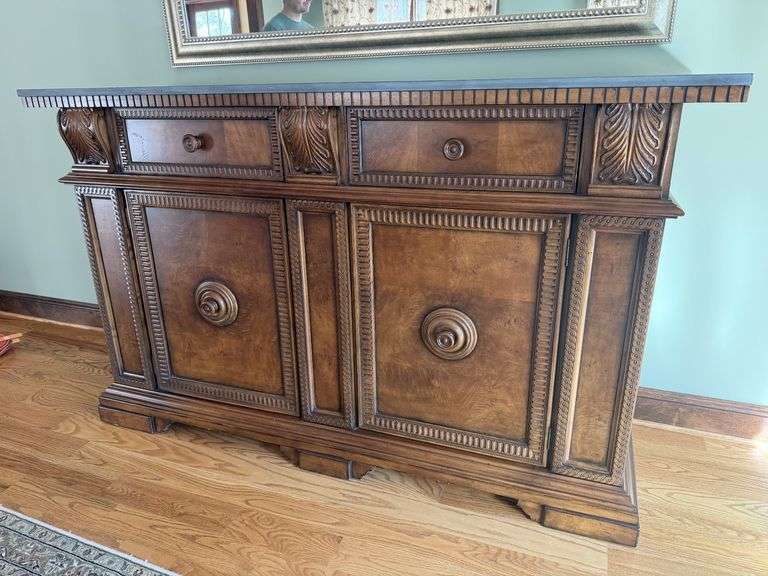 Century Furniture Server Cabinet with Stone Top image