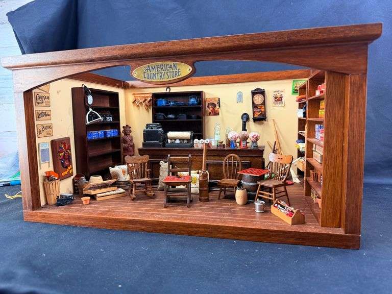 Detailed Miniature American Country Store Diorama image