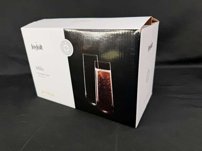 JoyJolt Milo Champagne Glasses - Time to Celebrate! image