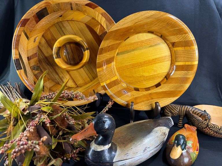 Wooden Wonders: Carved Ducks, Bowls, Trays and Zebra image