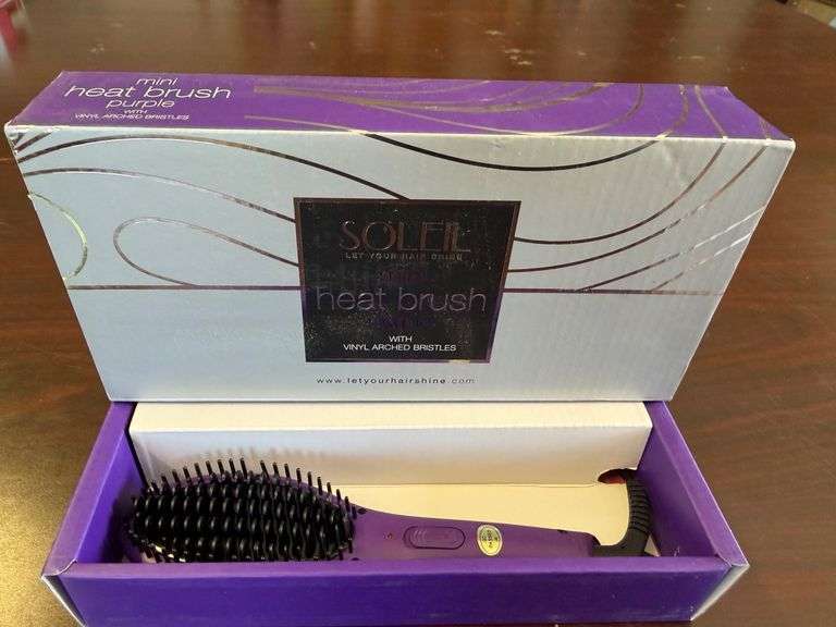 Soleil Mini Heat Brush - Purple Perfection image