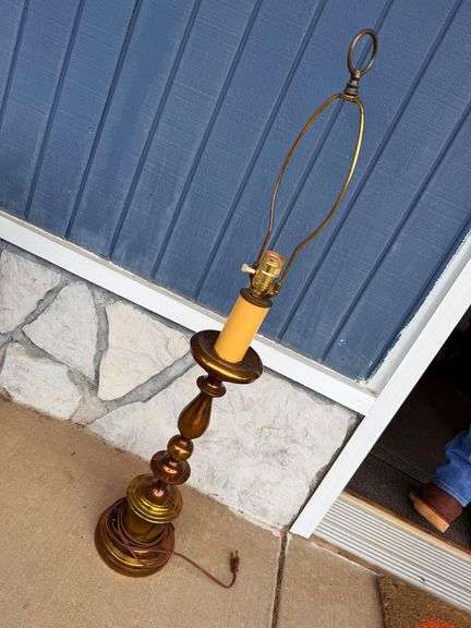 Mid-Century Brass Table Lamp image