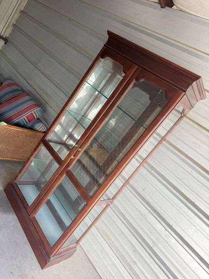 Display Your Treasures in Style: Two-Door Curio Cabinet image