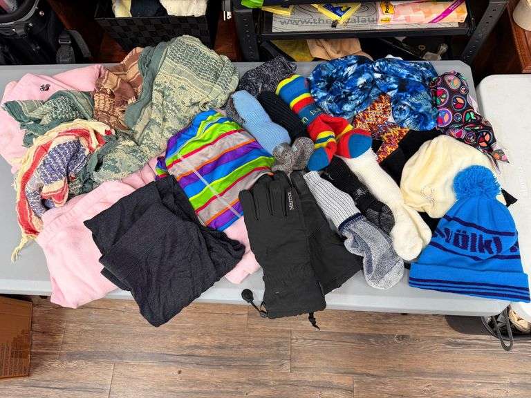 Bundle Up! Lot of Gloves, Hats, Socks & More - Winter Ready! image