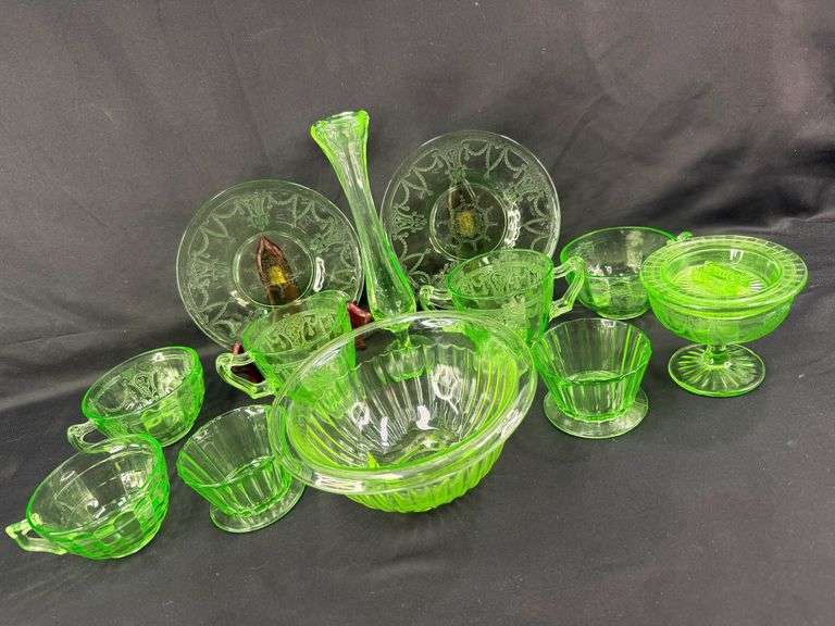Uranium Glass Collection - A Glowing Delight! image