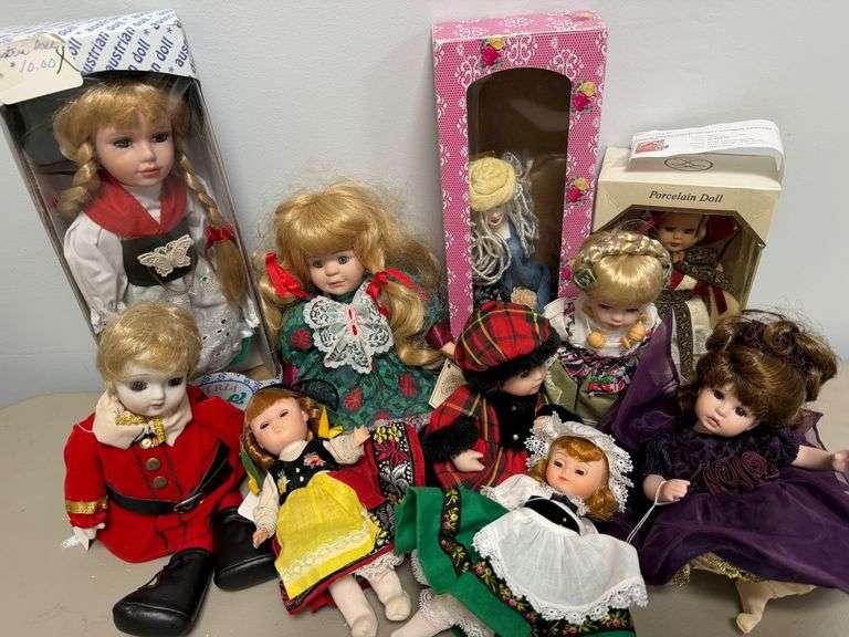 Porcelain Doll Collection - A Crowd of Characters! image