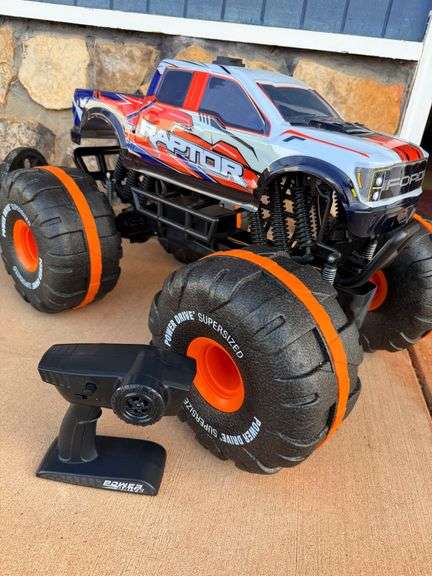 Power Drive Supersized Raptor RC Monster Truck -Untested image