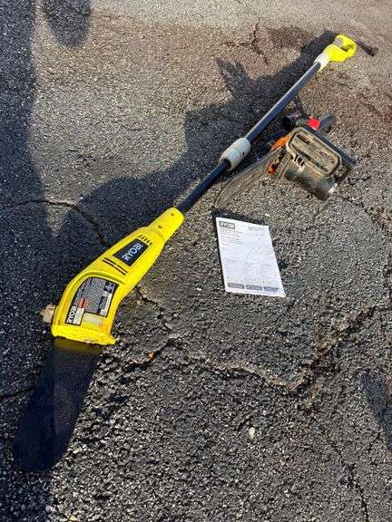 Ryobi Electric Pole Saw and Worx Electric Handheld image