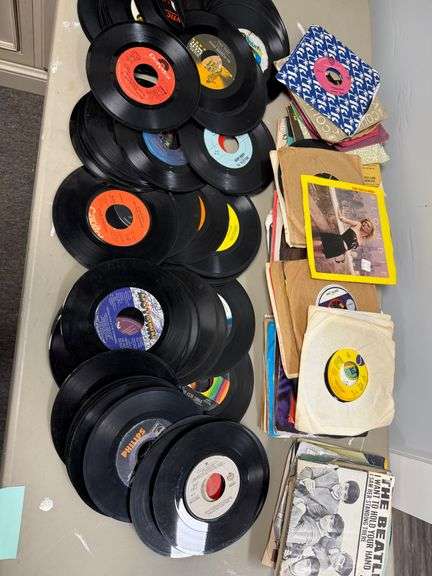 Spin Me Right Round, Baby, Right Round: Huge Lot of 45 RPM Records! image