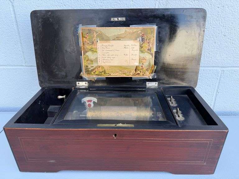 Ornate Swiss Cylinder Music Box image