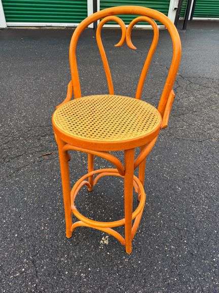 Bentwood Barstool with Heart Back image