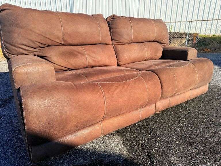 Ashley Furniture Reclining Sofa - Double the Relaxation! image