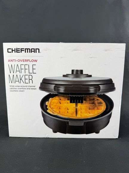 Chefman Anti-Overflow Waffle Maker - RJ04-A04-SS image