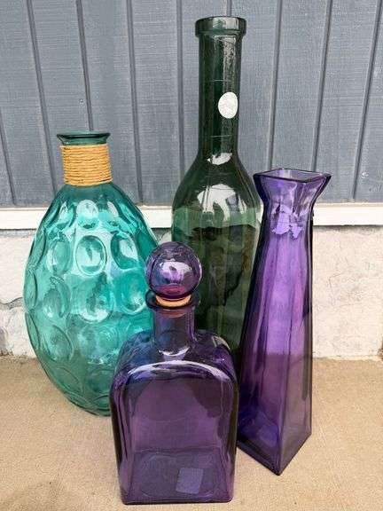Colorful Glass Vase Collection - Ready to Brighten Your Home! image