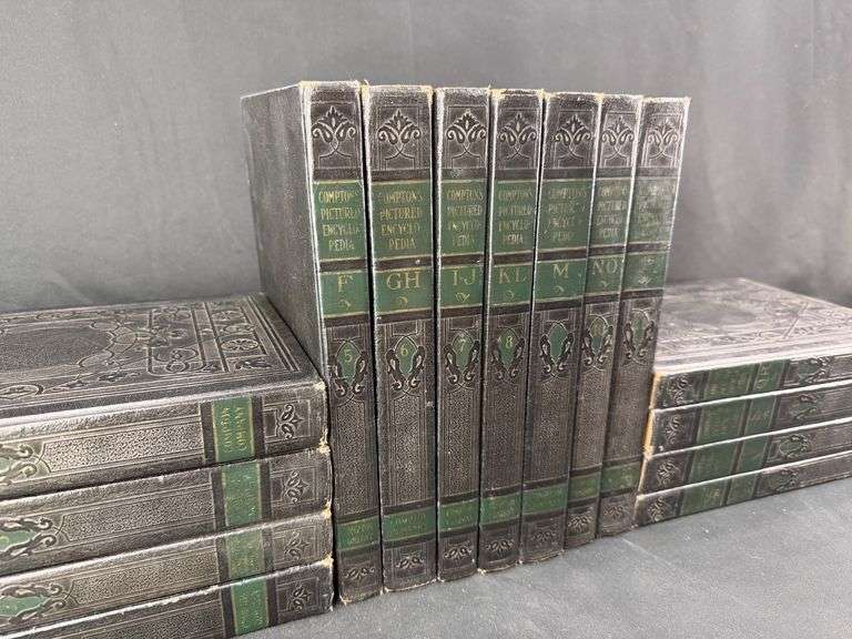 Compton's Pictured Encyclopedia Set - A Wealth of Knowledge and a Bit Dusty image