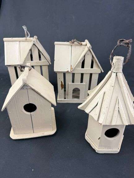 Four Charming Decorative Birdhouses image