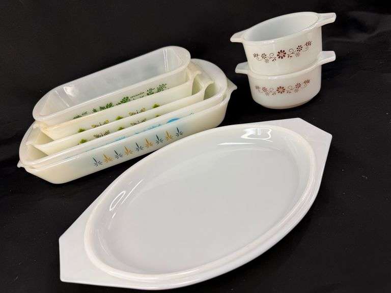 Pyrex & Anchor Hocking Milk-Glass Baking Dish Bonanza! image