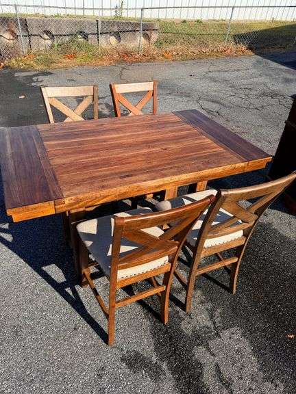 Ashley Furniture Counter Height Dining Set with Table and Four Chairs - Let's Dine! image