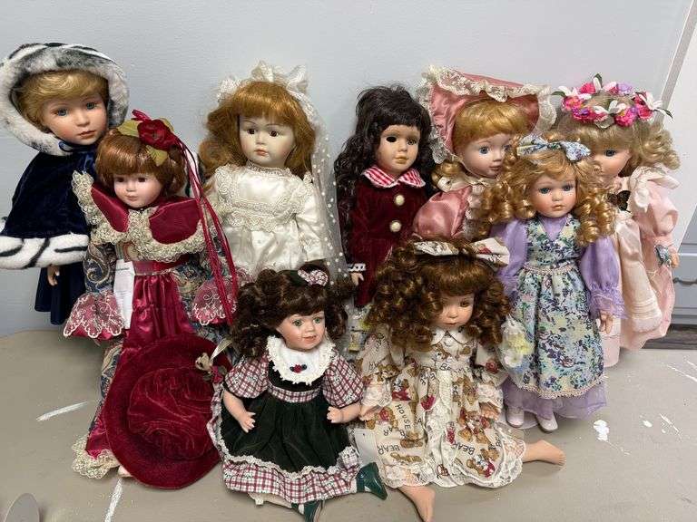 Collection of Porcelain Dolls - A Doll Lover's Dream image