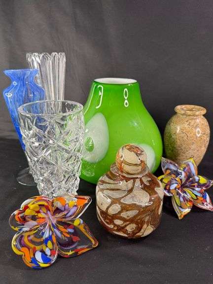 Eclectic Glass & Vase Collection - A Rainbow of Styles! image