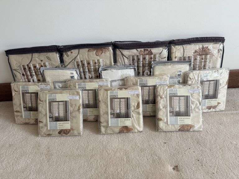 Assorted Sheer & Embellished Window Curtains image