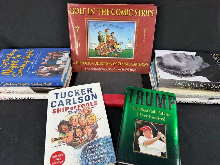 Assorted Political, Golf and Comedy Books image
