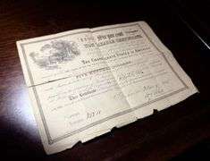 $500 Dollar Bond from 1865 Confederate States of America