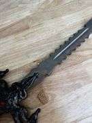 Decorative Dragon Handle Sword with Red Gems
