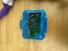 Collection of Wrestling Action Figures with Money in the Bank Briefcase