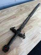 Decorative Dragon Handle Sword with Red Gems