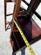 Pair of Folding Wooden Step Ladder Shelves